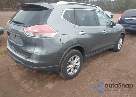 2015 Nissan Rogue Sv из США, поврежденный, VIN KNMAT2MT8FP533063